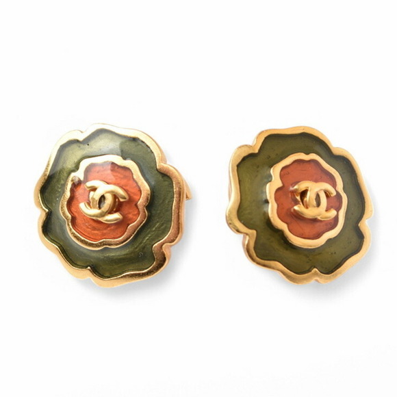 CHANEL Gold Earrings - Picture 1 of 6